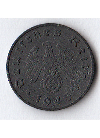 1943 1 Pfennig Svastica piccola 